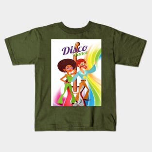 Cartoon Disco Dance Kids T-Shirt